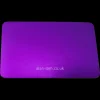 a purple rectangular plate