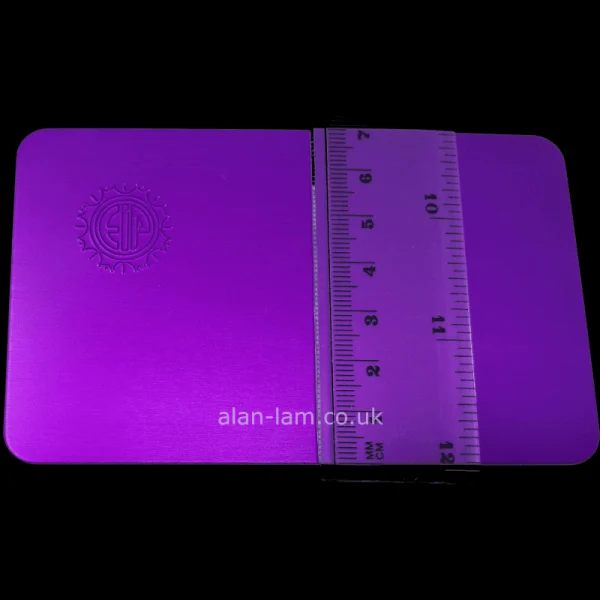 Genuine Tesla Purple Plates and Discs